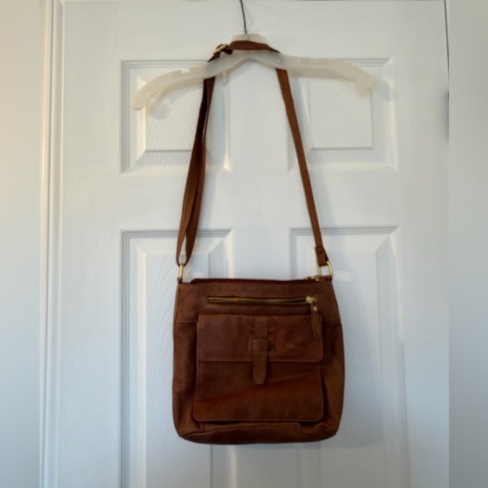 Great American Leather Works Brown Leather Crossbody